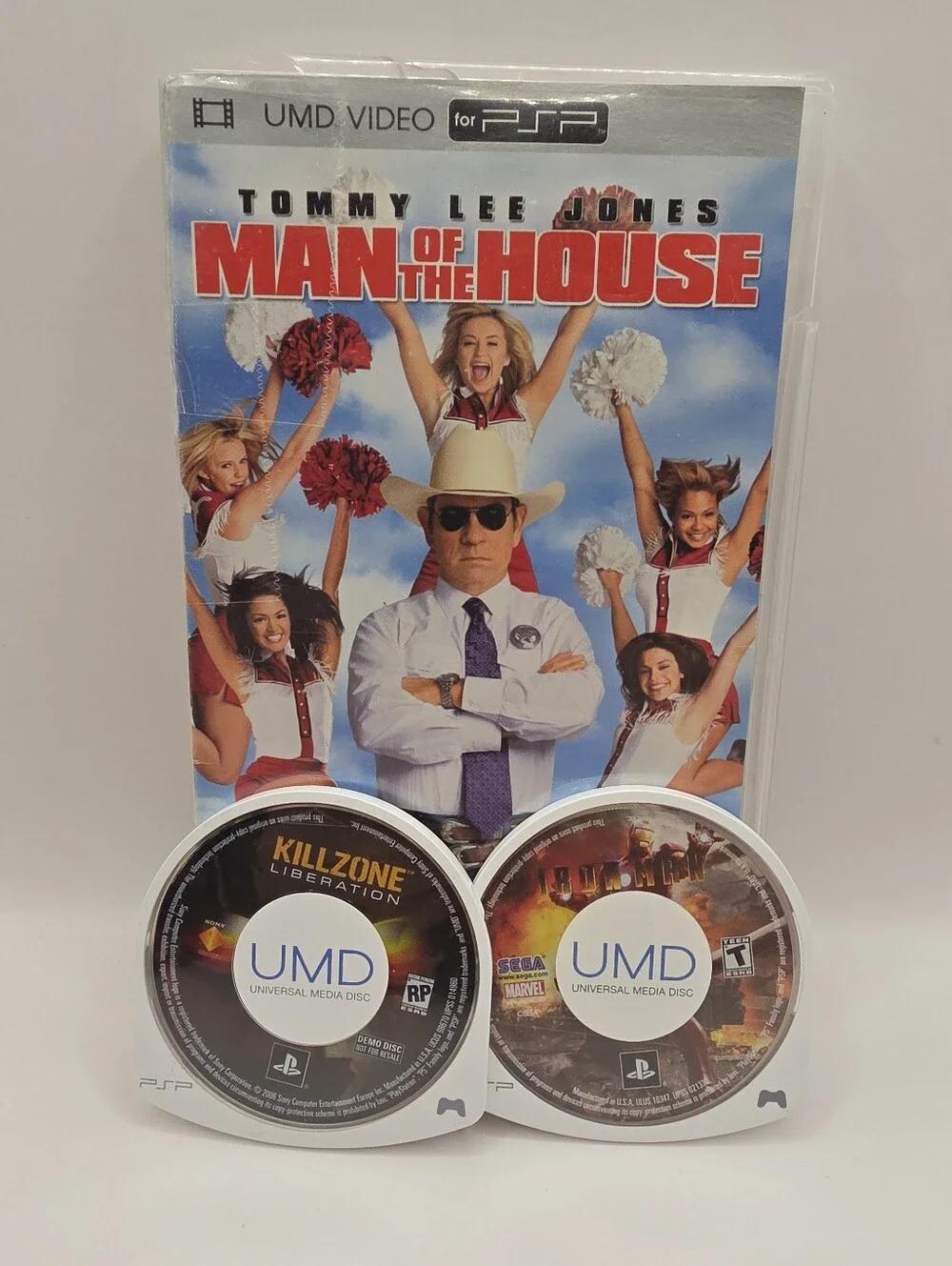Sony PSP Lot Man of the House Movie, Killzone Liberation, 2008 Iron Man